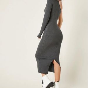 Basics unicolor bodysuit with one shoulder